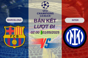 Nhận định trận đấu Barcelona vs Inter lúc 02:00 ngày 01/05
